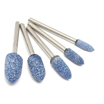 Bullet Sharp Aluminium Oxide Grinding Stone Burr Tips Heads For Rotary Tools